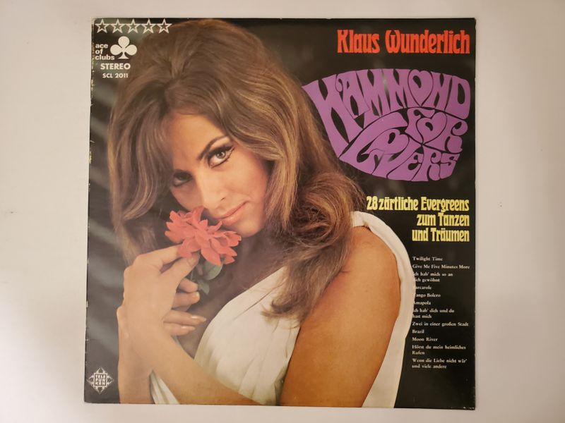 Klaus Wunderlich Hammond for Lovers vinyl record